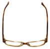 Top View of Silver Dollar Blue Light Blocking Reading Glasses Cashmere 450 in Tortoise 53mm
