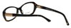 Close up View of Silver Dollar Blue Light Blocking Reading Glasses Cashmere 452 in Tortoise 53mm