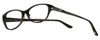 Close up View of Silver Dollar Blue Light Blocking Reading Glasses Cashmere 455 in Charcoal 53mm