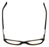 Top View of Silver Dollar Blue Light Blocking Reading Glasses Cashmere 455 in Charcoal 53mm