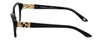 Silver Dollar Designer Blue Light Block Reading Glasses Cashmere 467 Caviar 53mm