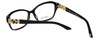 Silver Dollar Designer Blue Light Block Reading Glasses Cashmere 467 Caviar 53mm
