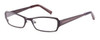 Profile View of Converse Designer Blue Light Block Reading Glasses Compose Purple 53mm 20 Powers