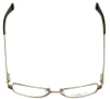 Top View of Jonathan Adler Designer Blue Light Blocking Reading Glasses Cote D'azur Red 54mm
