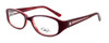 Profile View of Dale Earnhardt Jr Blue Light Blocking Reading Glasses DJ6793 in Ruby-Marble 51mm