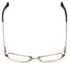 Top View of Dale Earnhardt Jr Blue Light Blocking Reading Glasses 6798 in Brown Navy 60 mm N