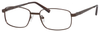Profile View of Dale Earnhardt Jr Blue Light Blocking Reading Glasses 6814 in Satin Brown 54mm N