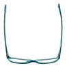 Top View of Emporio Armani Blue Light Block Reading Glasses EA3014-5026-52 Havana Red 52mm N