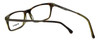 Close up View of Eddie-Bauer Designer Blue Light Blocking Reading Glasses EB8332 in Black 50mm Ne