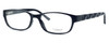 Profile View of Enhance Optical Designer Blue Light Blocking Reading Glasses 3959 in Black 53mm