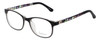Profile View of Enhance Kids Blue Light Blocking Glasses Glossy Matte Black/Crystal Clear EN4132