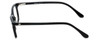 Side View of Esquire Designer Blue Light Blocking Reading Glasses EQ1508 Black 51mm 20 Powers