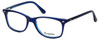 Profile View of Esquire Designer Blue Light Blocking Reading Glasses EQ1508 Cobalt 51mm 20 Power