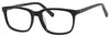 Profile View of Esquire Designer Blue Light Blocking Reading Glasses EQ1511-BLK in Black 54mm Ne