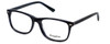 Profile View of Esquire Designer Blue Light Blocking Reading Glasses EQ1512 in Navy-Marble 53mm