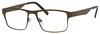 Profile View of Esquire Blue Light Blocking Reading Glasses EQ1514-SWB in Stonewash Bronze 53mm