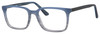 Profile View of Esquire Designer Blue Light Blocking Reading Glasses EQ1529-BLU in Gradient 52mm