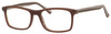 Profile View of Esquire Designer Blue Light Block Reading Glasses EQ1530-BRM Brown Marble 54mm N
