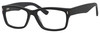 Profile View of Esquire Designer Blue Light Blocking Reading Glasses EQ1537-MBK Matte Black 54mm