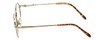 Flex Collection Blue Light Blocking Reading Glasses FL-37 Gold-Demi-Brown 46mm N