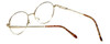 Flex Collection Blue Light Blocking Reading Glasses FL-37 Gold-Demi-Brown 46mm N