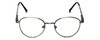 Front View of Flex Collection Designer Blue Light Block Reading Glasses FL-43 Ant-Pewter 48mm