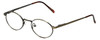 Profile View of Flex Collection Designer Blue Light Blocking Reading Glasses FL-53 Ant-Gold 43mm