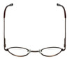 Flex Collection Designer Blue Light Block Reading Glasses FL-66 Ant-Brown 44mm