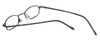FlexPlus Designer Blue Light Blocking Reading Glasses Model 109 Shiny-Brown 41mm