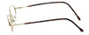 Flex Plus Blue Light Blocking Reading Glasses Model 86 in Gold-Demi-Amber 48mm N