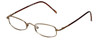 FlexPlus Designer Blue Light Blocking Reading Glasses Model 93 Brown-Satin 44mm