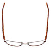 Top View of Ernest Hemingway Designer Blue Light Block Reading Glasses H4616 Tortoise 47mm N