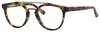 Profile View of Ernest Hemingway Blue Light Blocking Reading Glasses H4804-ANT in Antique 47mm N