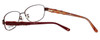 Close up View of Ernest Hemingway Designer Blue Light Block Reading Glasses H4804-BLK Black 47mm