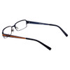 Profile View of Converse Designer Blue Light Block Filter Reading Glasses I-DONT-KNOW Navy 49mm
