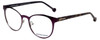 Jonathan Adler Blue Light Blocking Reading Glasses JA105-Purple in Purple 51mm N