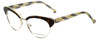 Profile View of Jonathan Adler Blue Light Blocking Glasses JA108-Tortoise in Dark Tortoise 53mm
