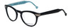 Jonathan Adler Designer Blue Light Block Reading Glasses JA308-Black Black 50mm