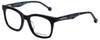 Jonathan Adler Designer Blue Light Reading Glasses JA312-Black Blue Marble 49mm
