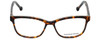 Profile View of Jonathan Adler Blue Light Blocking Reading Glasses JA316-Tortoise Tortoise 53mm