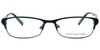 Front View of Converse Designer Blue Light Blocking Reading Glasses K007 Brown 49mm 20 Powers