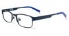 Profile View of Converse Designer Blue Light Block Reading Glasses K025-NAVY Navy 45mm 20 Powers