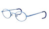 Profile View of Calabria KiddyFlex 4 Designer Blue Light Blocking Reading Glasses 41mm 20 Powers