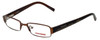 Profile View of Converse Designer Blue Light Blocking Reading Glasses Let Me Try in Brown 47mm N