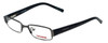 Profile View of Converse Designer Blue Light Blocking Reading Glasses Let Me Try Gunmetal 47mm N