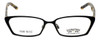 Front View of Isaac Mizrahi Designer Blue Light Block Reading Glasses M109-01 Black Pink 52mm