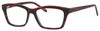 Profile View of Marie Claire Blue Light Block Reading Glasses MC6221-BUT Burgundy Tortoise 54mm