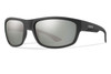 Smith Optics Dolen Designer Sunglasses in Matte Black with Platinum ChromaPop+ P