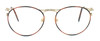 Fashion Optical Blue Light Blocking Reading Glasses New York in Amber 51mm