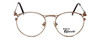 Front View of Converse Designer Blue Light Blocking Reading Glasses P004 in Brown Horn 50mm Ne